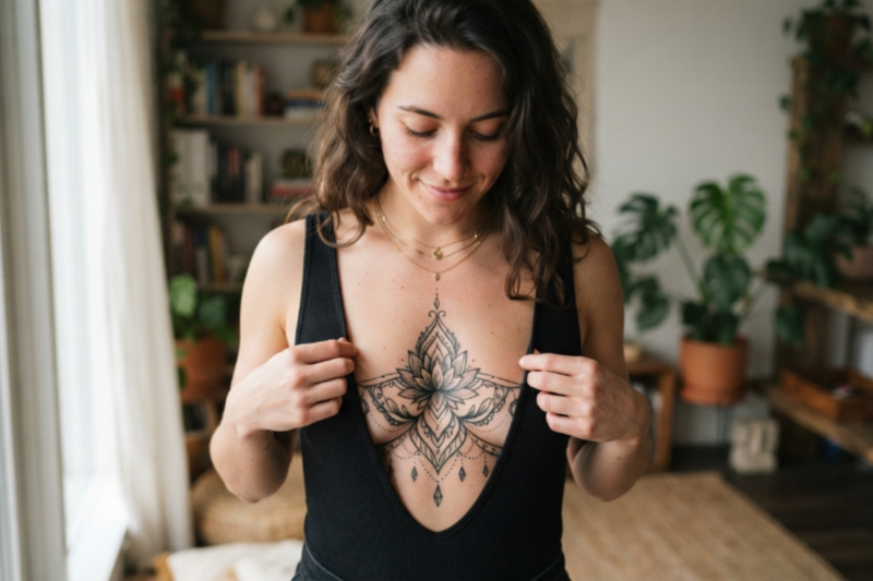 Sternum Tattoo: Everything You Should Know Before Choosing This Bold Chest Placement