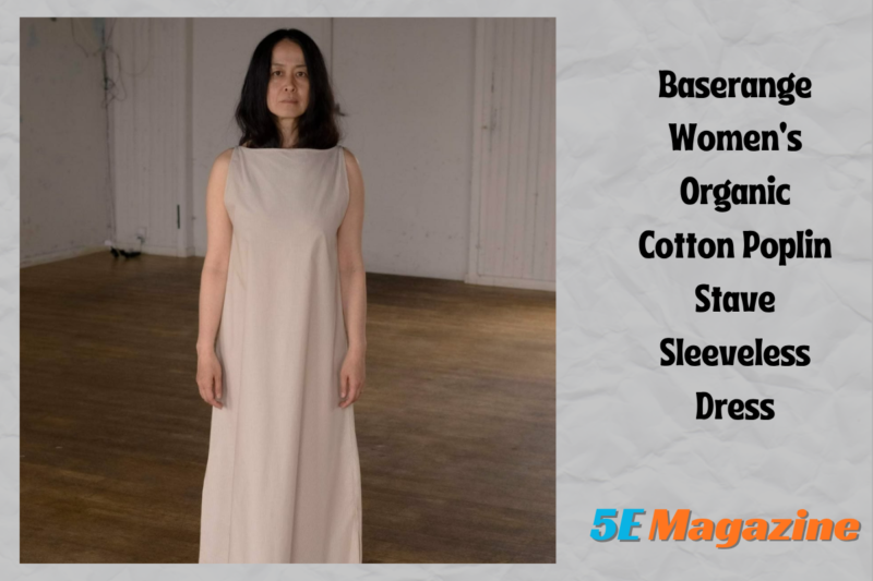 Baserange Women’s Organic Cotton Poplin Stave Sleeveless Dress: A Practical Guide